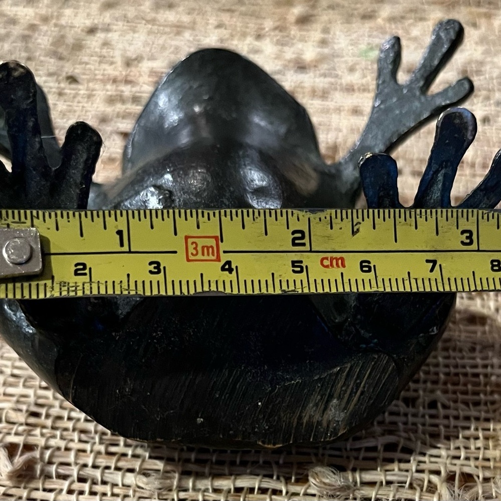 Vintage Bronze Frog Standing 3.5” - Picture 10 of 11
